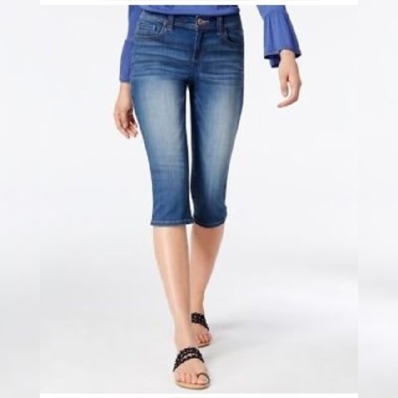 INC International Concepts Denim - INC Curvy Cropped Jeans Capris